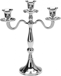 Küünlahoidja Mondex Candle Holder HV296006-SW, alumiinium, 29.5 cm, hõbe
