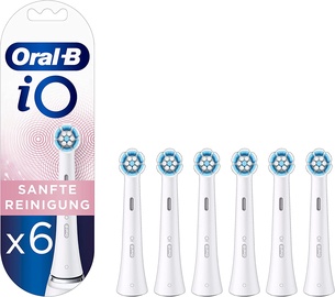 Насадка Braun Oral-B iO Gentle Cleansing Set, белый, 6 шт.