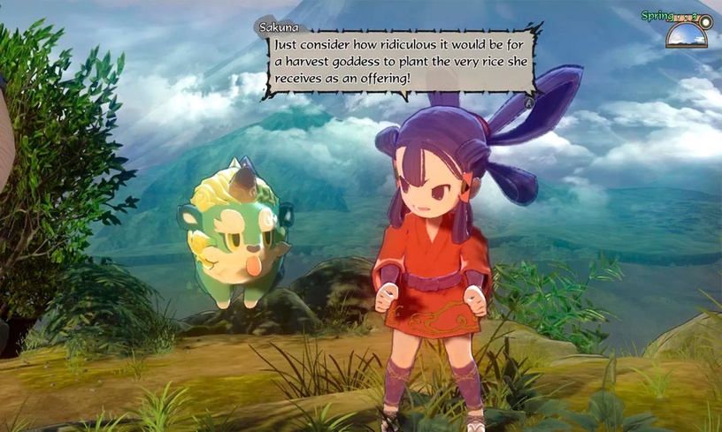 PlayStation 4 (PS4) mäng Badland Games Sakuna: Of Rice and Ruin