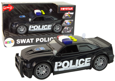 Rotaļlietu policijas automašīna Toystar Swat Police, melna