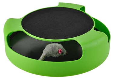 Mänguasi kassile Iso Trade Wheel With Mouse, roheline