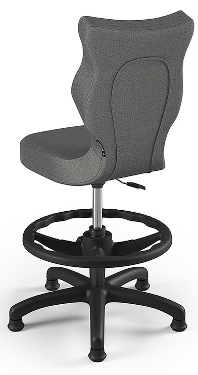 Bērnu krēsls Petit MT33 Size 3 HC+F, melna/tumši pelēka, 55 cm x 76.5 - 89.5 cm
