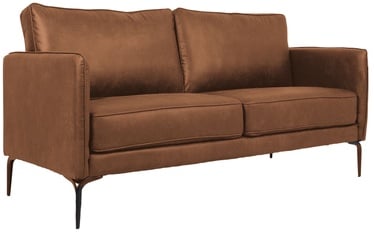 Dvivietė sofa Home4you Sofia, ruda, 175 x 83 cm x 82 cm