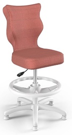 Bērnu krēsls Petit White MT08 Size 4 HC+F, balta/rozā, 550 mm x 820 - 950 mm