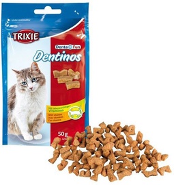 Лакомство для кошек Trixie Dentinos 4266, 0.05 кг