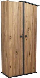 Гардероб Kalune Design Valerin 550ARN3152, коричневый/антрацитовый, 45.6 см x 72 см x 179.8 см