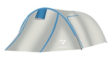 Trīsvietīga telts Iso Trade Tourist Tent XL15119, pelēka