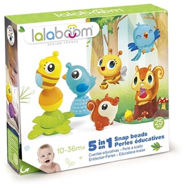 Развивающая игра Lalaboom 5in1 Snap Beads BL320, многоцветный