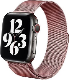 Ремешок Crong Milano Steel Apple Watch 38/40 mm, розовый