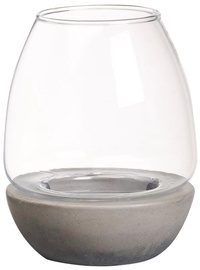 Küünlahoidja Bolsius Tealight Holder, klaas, Ø 10 cm, 12 cm, läbipaistev/hall