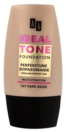 Tonālais krēms Aa Make Up Ideal Tone 107 Dark Beige, 30 ml