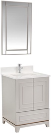 Комплект мебели для ванной Kalune Design Ohio 24, серый, 54 x 60 см x 86 см
