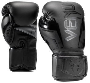 Боксерские перчатки Venum Elite Evo, черный, 12 oz