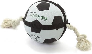 Rotaļlieta sunim Beeztees Action Ball 45415, 43 cm, Ø 19 cm, balta/melna, 19 cm