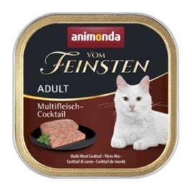 Влажный корм для кошек Animonda Vom Feinsten Meat Cocktail, мясо, 0.1 кг