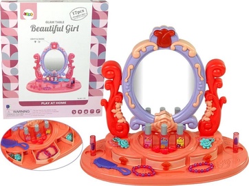 Žaislinis grožio rinkinys vaikams Lean Toys Beautiful Girl Glam Table