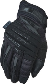 Darba cimdi pirkstaiņi Mechanix Wear M-Pact 2 Covert MP2-55-008, tekstilmateriāls/ādas imitācija/neoprēns, melna, S, 2 gab.