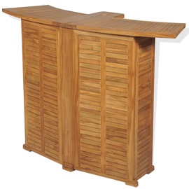 Барный стол VLX 43804, коричневый, 155 см x 53 см x 105 см