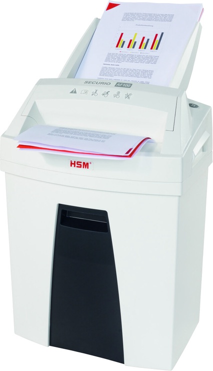 Papīra smalcinātājs HSM Securio AF100, 4 x 25 mm