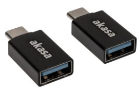 Адаптер Akasa Type A to Type C USB AK-CBUB62-KT02 USB Type-A, USB Type-C, черный