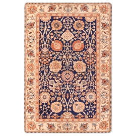 Ковер VLX Printed Rug Oriental 336500, синий/oранжевый, 200 см x 140 см