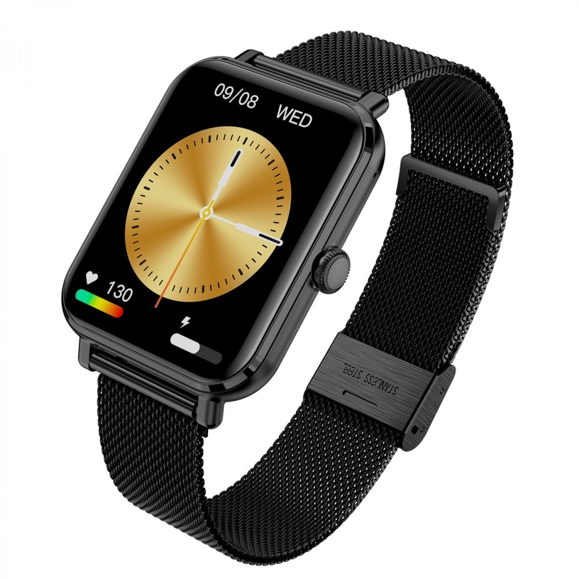 Умные часы Garett GRC Classic CLASSIC BLK STL, черный
