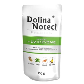 Mitrā barība (konservi) suņiem Dolina Noteci & Piper Premium, savvaļas dzīvnieku gaļa, 0.15 kg