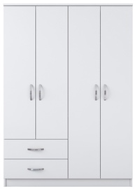 Riidekapp Kalune Design BA101 1853, valge, 120 cm x 43 cm x 170 cm