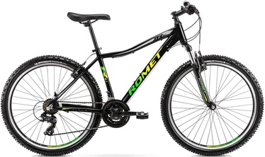 Велосипед горный Romet Rambler R6.1 JR, 26 ″, 17" рама, черный/зеленый
