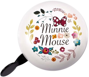 Звонок Seven Big Retro Bell Minnie Flowers 59136, металл, белый/черный/многоцветный