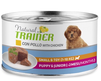 Mitrā barība (konservi) suņiem Natural Trainer Small&Toy, vistas gaļa, 0.150 kg