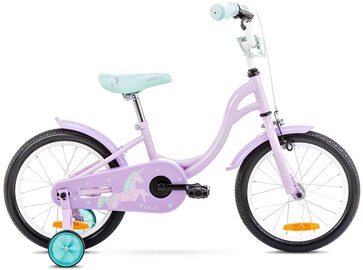 Детский велосипед Romet Tola 16, розовый/бирюзовый, 9", 16″