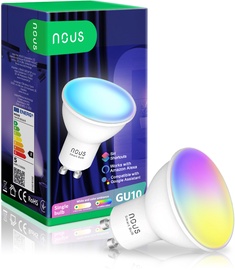 Spuldze Nous P8 Smart WIFI Bulb LED, MR16, daudzkrāsaina, GU10, 4.5 W, 350 lm