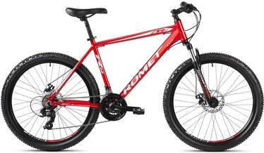 Велосипед горный Romet Rambler R6.2, 26 ″, 17" (41.91 cm) рама, белый/красный/серый
