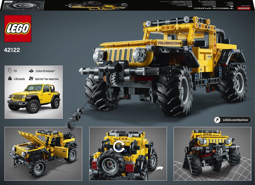 Konstruktor LEGO® Technic Jeep® Wrangler 42122
