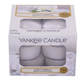 Küünal teeküünal Yankee Candle Fluffy Towels, 4 - 6 h, 117.6 g, 12 tk