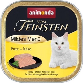 Влажный корм для кошек Animonda Vom Feinsten Turkey and Cheese, индюшатина/сыр, 0.100 кг