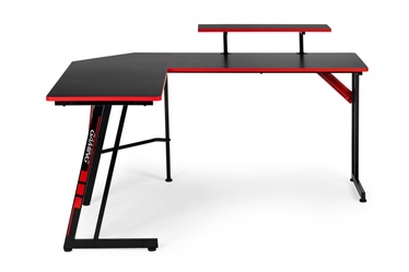 Stūra spēļu galds ModernHome CN-2108, melna