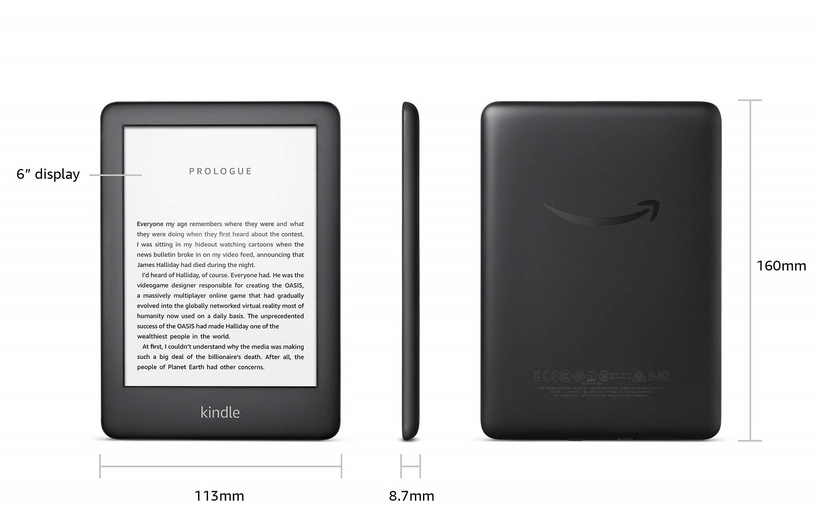 E-grāmatu lasītājs Amazon Kindle, 8 GB