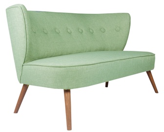 Diivan Hanah Home Bienville 2-Seat, heleroheline, 141 x 73 cm x 77 cm