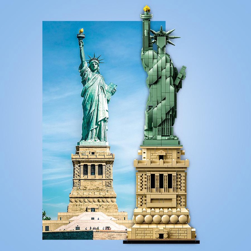 Konstruktor LEGO Architecture Vabadussammas 21042, 1685 tk