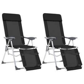 Tуристический стул VLX Folding Camping Chairs 44316, черный