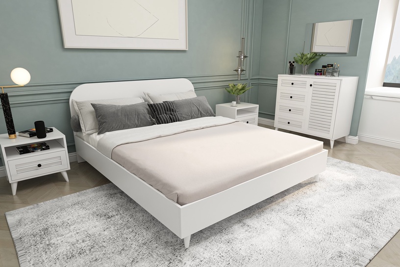 Комплект мебели для спальни Kalune Design Nil 105, комнатные, белый