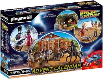 Konstruktors Playmobil Advent Calendar Back to the Future III 70576, 75 gab.