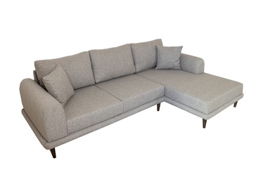 Угловой диван Atelier Del Sofa Nero, серый, правый, 160 x 250 см x 78 см