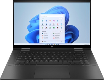 Nešiojamas kompiuteris HP Envy x360 15-ey0004ny, AMD Ryzen 5 5625U, 8 GB, 512 GB, 15.6 ", AMD Radeon Graphics, juoda