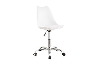 Офисный стул Domoletti DR-N18-1012, 55 x 49 x 82 - 95 см, белый