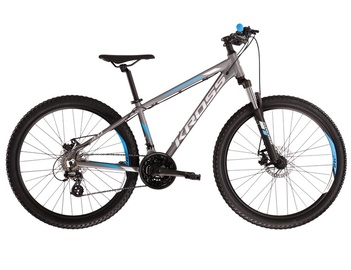 Velosipēds kalnu Kross Hexagon 3.0, 27.5 ", L rāmis, pelēka/gaiši zila