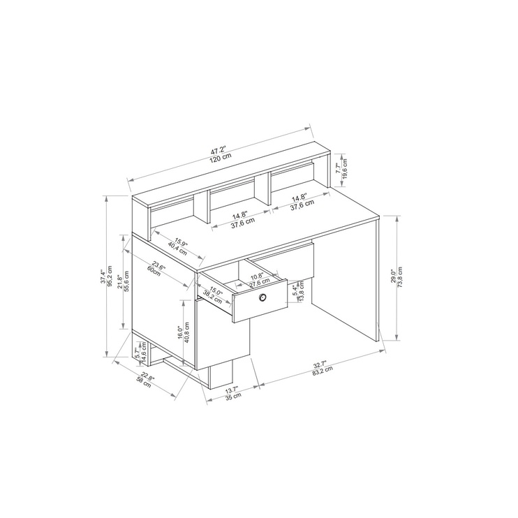 Galds Kalune Design Sneker 550ARN1160, brūna/bēša