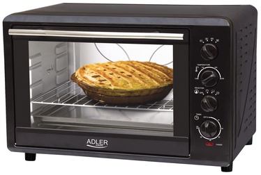 Mini ahi Adler AD 6010, must, 2000 W (kahjustatud pakend)
